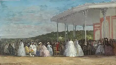 Concert au casino de Deauville, 1865,Washington, National Gallery of Art.