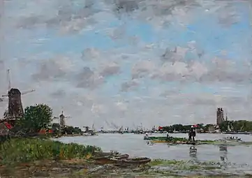Dordrecht, la Meuse, 1884Collection privée, Vente 2012.