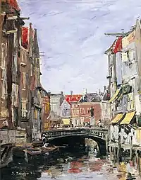 La Place Ary Scheffer, Dordrecht, 1884Musée de Dordrecht.