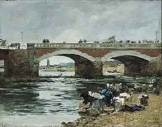 Lavandières près d'un pont, 1883Musée des Beaux-Arts (Boston)