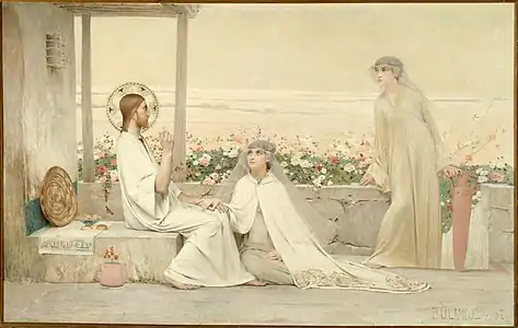 Le Christ chez Marthe et Marie (1882), Paris, Petit Palais, Musée des Beaux Arts.