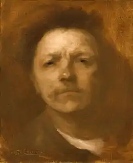 Eugène Carrière, autoportrait