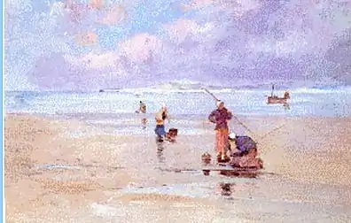 Verrotières dans la baie, 1893.