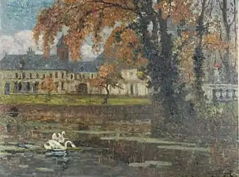 L'Étang en automne devant le château, 1903.