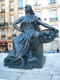 L'Afrique (1878), Paris, musée d'Orsay, parvis.