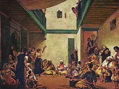 La Noce juive au Maroc, (1837-1841Musée du Louvre
