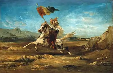 Porte-drapeau (vers 1860-1865), Boston, musée des Beaux-Arts.