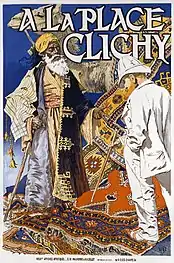 À la place Clichy, affiche (1891).