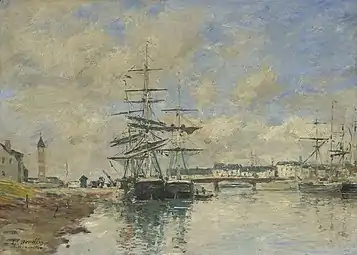 Le Port de Deauville, 1888-1890Londres, National Gallery