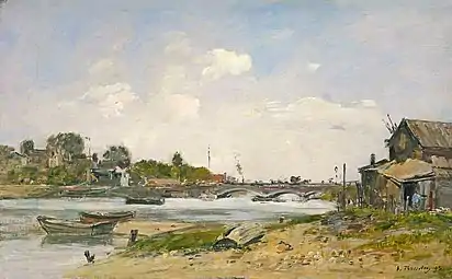 Le Pont sur la Touques à Deauville, 1895Édimbourg, Galerie nationale d'Écosse