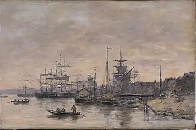 Bordeaux, le port, 1874Baltimore, Walters Art Museum