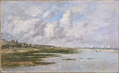 Deauville à marée basse, 1895Musée des Beaux-Arts (Boston)