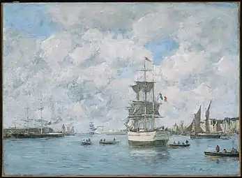 Port du Havre, 1873Musée des Beaux-Arts (Boston)