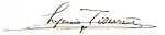 Signature de Eugène Tisserant