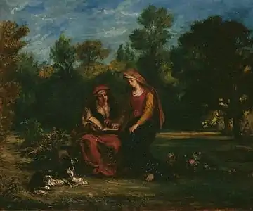 Eugène Delacroix, 1862.
