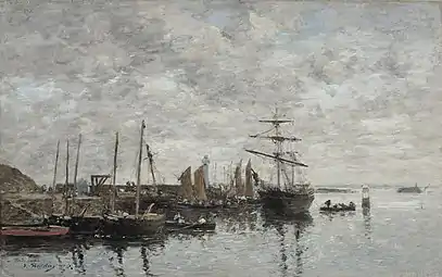 Portrieux, le Port, 1874collection privée, Vente 2020