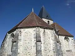 Abside de l'église saint-Martin.