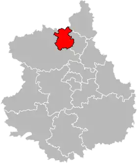 Eure-et-Loir - Canton Dreux-1 2015.svg