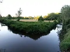 La confluence de la Drouette avec l'Eure.