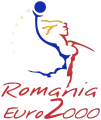 Logo du championnat d'Europe 2000 en Roumanie.
