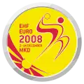 Logo du championnat d'Europe 2008 en Macédoine.