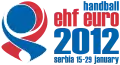 Logo de l'Euro 2012 en Serbie.