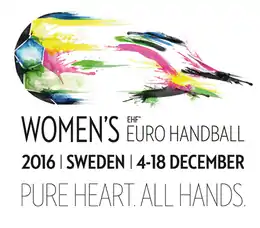 Logo du championnat d'Europe 2016 en Suède