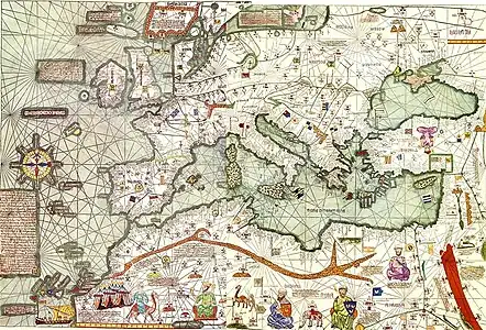 Atlas catalan (vers 1375).