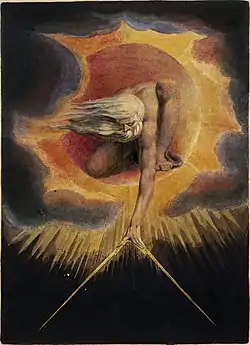 Antiquus dierum par  William Blake (1757-1827)