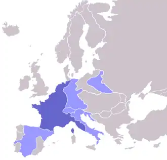 L'Europe napoléonienne de 1811