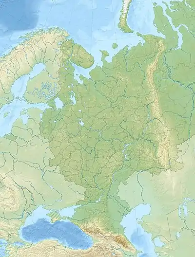 Voir sur la carte topographique de Russie européenne