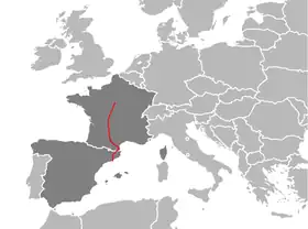 Itinéraire de la route européenne 9