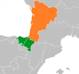 Image illustrative de l’article Eurorégion Nouvelle-Aquitaine-Euskadi-Navarre