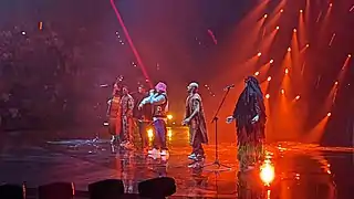 Description de l'image Eurovision 2022 - Semi-final 1 - Ukraine - Kalush Orchestra (02).jpg.