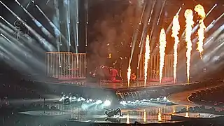 Description de l'image Eurovision 2022 - Semi-final 2 - San Marino - Achille Lauro (02).jpg.