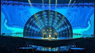 Description de l'image Eurovision 2022 - Semi-final 2 - Serbia - Konstrakta.jpg.
