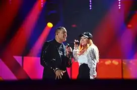 Valentina Monetta & Jimmie Wilson à Kiev (2017)