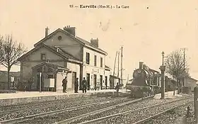 La gare vers 1920.