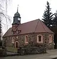 Vue de l'église luthérienne-évangélique, XVe siècle