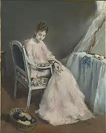 La Nichée (1873-1874), Washington, National Museum of Women in the Arts.