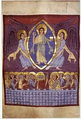 L'Ascension, évangéliaire de Saint-Mihiel