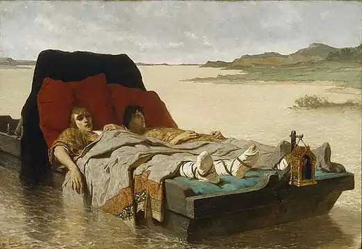 Les Fils de Clovis II (vers 1880), huile sur toile, 190,7 × 275,8 cm, Sydney, galerie d'art de Nouvelle-Galles du Sud.