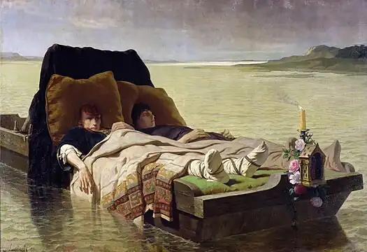 Évariste-Vital Luminais, Les Énervés de Jumièges (1880), Rouen, musée des Beaux-Arts.