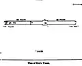 Plan de la tombe dessiné par Richard Francis Burton, 1857