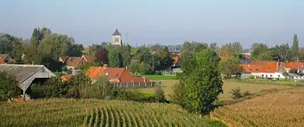 Vue panoramique de l'ancien village.