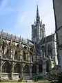 Style gothique flamboyant (cathédrale Notre-Dame, Évreux, France).