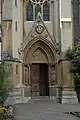 Porte de la chapelle, Exeter College, Oxford (1857-9)