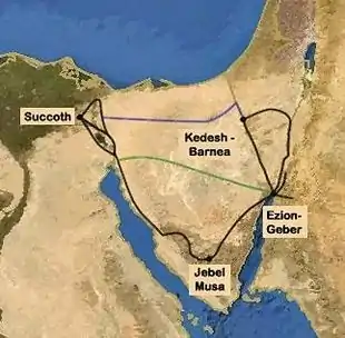carte du Sinaï