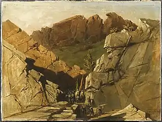 Expédition des Portes de fer (1839) : le premier défilé.