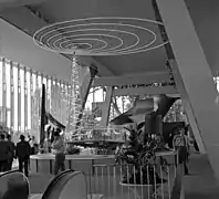 Interieur du pavillon du Luxembourg.